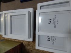 *SET OF 6 WHITE PICTURE FRAMES