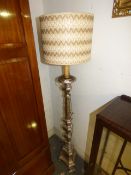 Large Gilt Standard Lamp