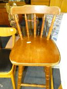 Pine Highback Barstool