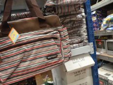 *Ten Red White and Blue Striped Changing Bags