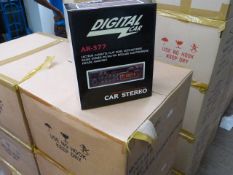 *Carton Containing Eight Digital Car Stereos Model:AR-377