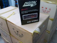 *Carton Containing Eight Digital Car Stereos Model:AR-377