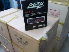 *Carton Containing Eight Digital Car Stereos Model:AR-377