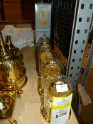 *Eight Maxim Quartz Clocks with Domes