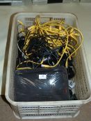 *MIxed Lot of Stereo Headphones, Computer Mice, Network Cables, Etc