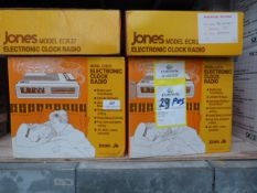 *Twenty Eight Electric Radio Clock Alarms Model:ECR37