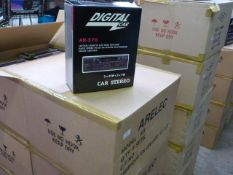 *Carton Containing Eight Digital Car Stereos Model:AR-370