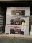 *Six Maxim Portable Stereo Cassette Recorders