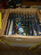 *Box Containing 200 Super Flash Wrist Watches Blue