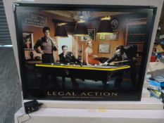 *Illuminated LED Picture of Elvis Presley, Marilyn Monroe and Other Icons with Power Supply Unit