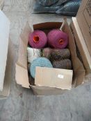 *Box of Assorted Wools and Yarns