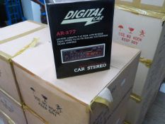 *Carton Containing Eight Digital Car Stereos Model:AR-377