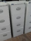 *Four Drawer Foolscap Filing Cabinet Light Grey