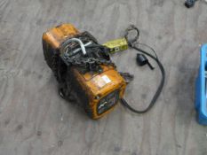 *Electric Half Tonne Overhead Chain Hoist