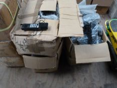 *Three Boxes Containing a Large Quantity of Black and Grey Push Button Telephones