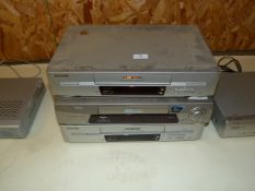 *Three Panasonic VHS Video Recorders