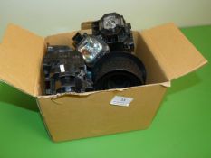 *Box Containing LCD Projector Lamps