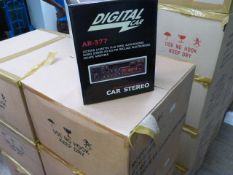 *Carton Containing Eight Digital Car Stereos Model:AR-377
