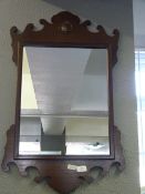 Mahogany Framed Wall Mirror