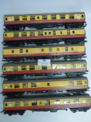 Six Hornby Coaches