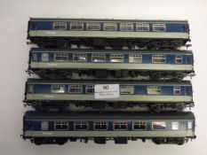 Four Bachmann Pullman Coaches