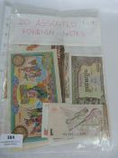 Assorted Foreign Currency Notes