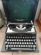 Cased Imperial Typewriter
