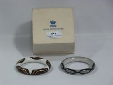 Pair of Royal Copenhagen Bangles