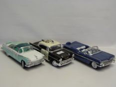 Three 1:18 Scale American Cars