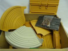 Box Containing Subbuteo People and Grandstand