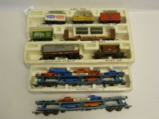 Nine Assorted Goods Vehicles and Other Rolling Stock