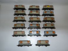 Seventeen Shell Oil Tanks