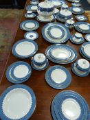 Extensive Blue and White Wedgwood Dinner Service