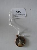 Gold Cased Photo Pendant