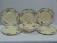 Clarice Cliff Tureen and Plates