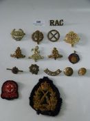 Selection of Cap Badges and Uniform Badges