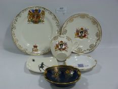 Crown Devon Fielding Pin Tray, Etc