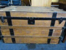 Timber and Iron Traveling Trunk