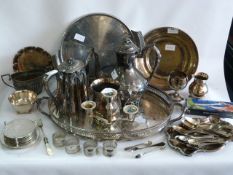 Large Collection of Silver Plated Ware