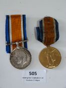 Pair of First World War Medals