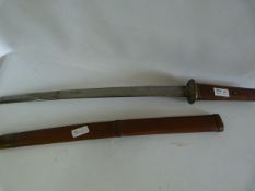 Saber in Wood Sheath