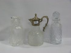 Pair of Decanters and a Claret Jug