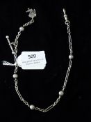 Silver Pocket Watch Chain