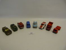 Eight Assorted Die-Cast Vehicles