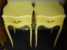 Pair of Louis XV Style Bed Side Cabinets