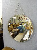 Frameless Circular Mirror