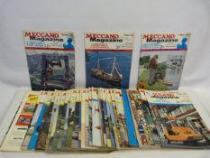 Thirty Four Editions of The Meccano Magazine 1970's