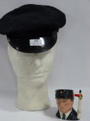 Engine Drivers Cap & Royal Doulton 1420 Jug