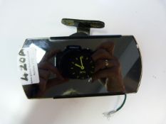 Rear View Mirror Fitted with Clock