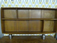 Ercol Wall Mounted Plate Rack in Light Elm